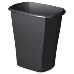 Sterilite 10539006 10 Gallon Ultra Plastic Wastebasket Trash Can, Black (6 Pack) 7 Sterilite 10539006 10 Gallon Ultra Plastic Wastebasket Trash Can, Black (6 Pack) -US Storage Furniture Sales 5389293 ALT2