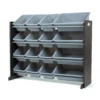 Humble Crew Sumatra Bin Espresso Toy Storage With 16 Storage Bins