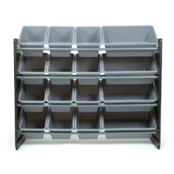 Humble Crew Sumatra Bin Espresso Toy Storage With 16 Storage Bins -US Storage Furniture Sales 5507759 ALT2