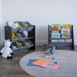 Humble Crew Sumatra Bin Espresso Toy Storage With 9 Storage Bins -US Storage Furniture Sales 5507760 ALT5