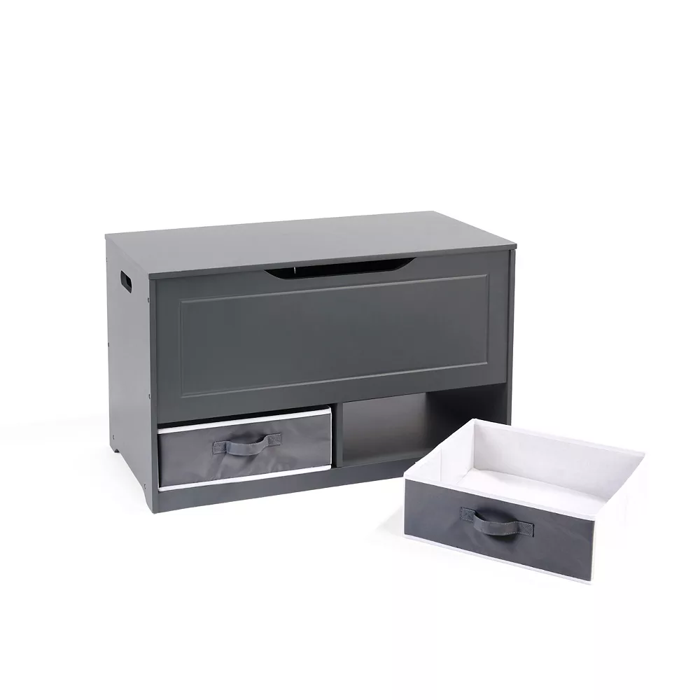 Badger Basket Toy & Storage Box Bench With Two Baskets 6 Badger Basket Toy & Storage Box Bench With Two Baskets - Image 4