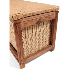 Badger Basket Storage Bench With Woven Top & Baskets 13 Badger Basket Storage Bench With Woven Top & Baskets -US Storage Furniture Sales 5512116 ALT5