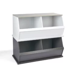 Badger Basket Two Bin Stackable Storage Cubby -US Storage Furniture Sales 5512117 ALT3