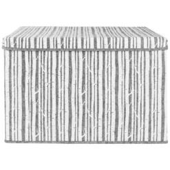 Sammy & Lou Birch Gray And White Felt Toy Box -US Storage Furniture Sales 5541725 ALT3