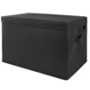 Sammy & Lou Black Solid Color Felt Toy Box