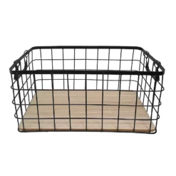 Sonoma Goods For Life® Wire & Wood Storage Bin 9 Sonoma Goods For Life® Wire & Wood Storage Bin -US Storage Furniture Sales 5758945 ALT2