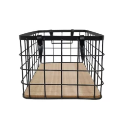 Sonoma Goods For Life® Wire & Wood Storage Bin 11 Sonoma Goods For Life® Wire & Wood Storage Bin -US Storage Furniture Sales 5758945 ALT4