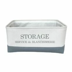 Sonoma Goods For Life® Canvas Tote Storage Bin -US Storage Furniture Sales 5758946 ALT2