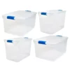 Homz 112 Quart Storage Container 2 Pack With 66 Quart Storage Container 2 Pack -US Storage Furniture Sales 5800546