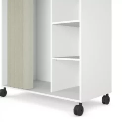 Tvilum Lola Mobile Wardrobe With Curtain -US Storage Furniture Sales 5815280 ALT3