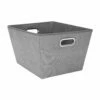 Simplify Large Grommet Storage Bin -US Storage Furniture Sales 5828817 Gray