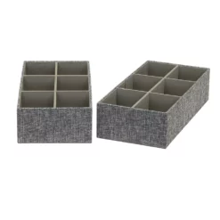 Household Essentials Drawer Organizers Hard-Sided 3-piece Set -US Storage Furniture Sales 5831123 ALT3