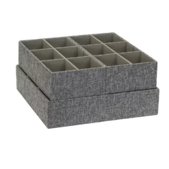 Household Essentials Drawer Organizers Hard-Sided 3-piece Set -US Storage Furniture Sales 5831123 ALT4