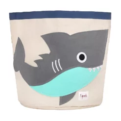 3 Sprouts Toy Chest Storage Bin, Whale Print & Storage Bin Basket, Shark Print -US Storage Furniture Sales 5875877 ALT2