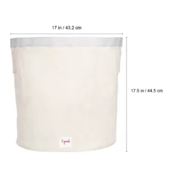 3 Sprouts Toy Chest Storage Bin, Whale Print & Storage Bin Basket, Shark Print -US Storage Furniture Sales 5875877 ALT3