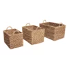 Saddle River Bangkuang Rope Basket 3-piece Set -US Storage Furniture Sales 5925016