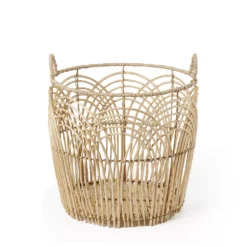 Saddle River Round Wire & Willow Basket 3-piece Set -US Storage Furniture Sales 5925021 ALT3