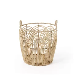 Saddle River Round Wire & Willow Basket 3-piece Set -US Storage Furniture Sales 5925021 ALT5