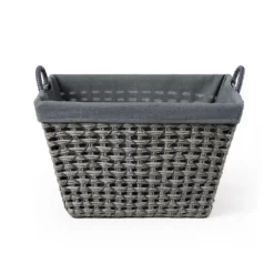 Saddle River Rectangular Cross & Open-Weave Basket 3-piece Set 10 Saddle River Rectangular Cross & Open-Weave Basket 3-piece Set -US Storage Furniture Sales 5925023 ALT3