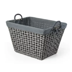 Saddle River Rectangular Cross & Open-Weave Basket 3-piece Set 11 Saddle River Rectangular Cross & Open-Weave Basket 3-piece Set -US Storage Furniture Sales 5925023 ALT4