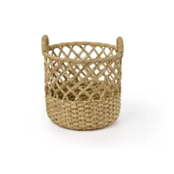 Saddle River 3-piece Set Round Open Weave Banana Baskets -US Storage Furniture Sales 5925030 ALT2