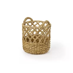 Saddle River 3-piece Set Round Open Weave Banana Baskets -US Storage Furniture Sales 5925030 ALT3