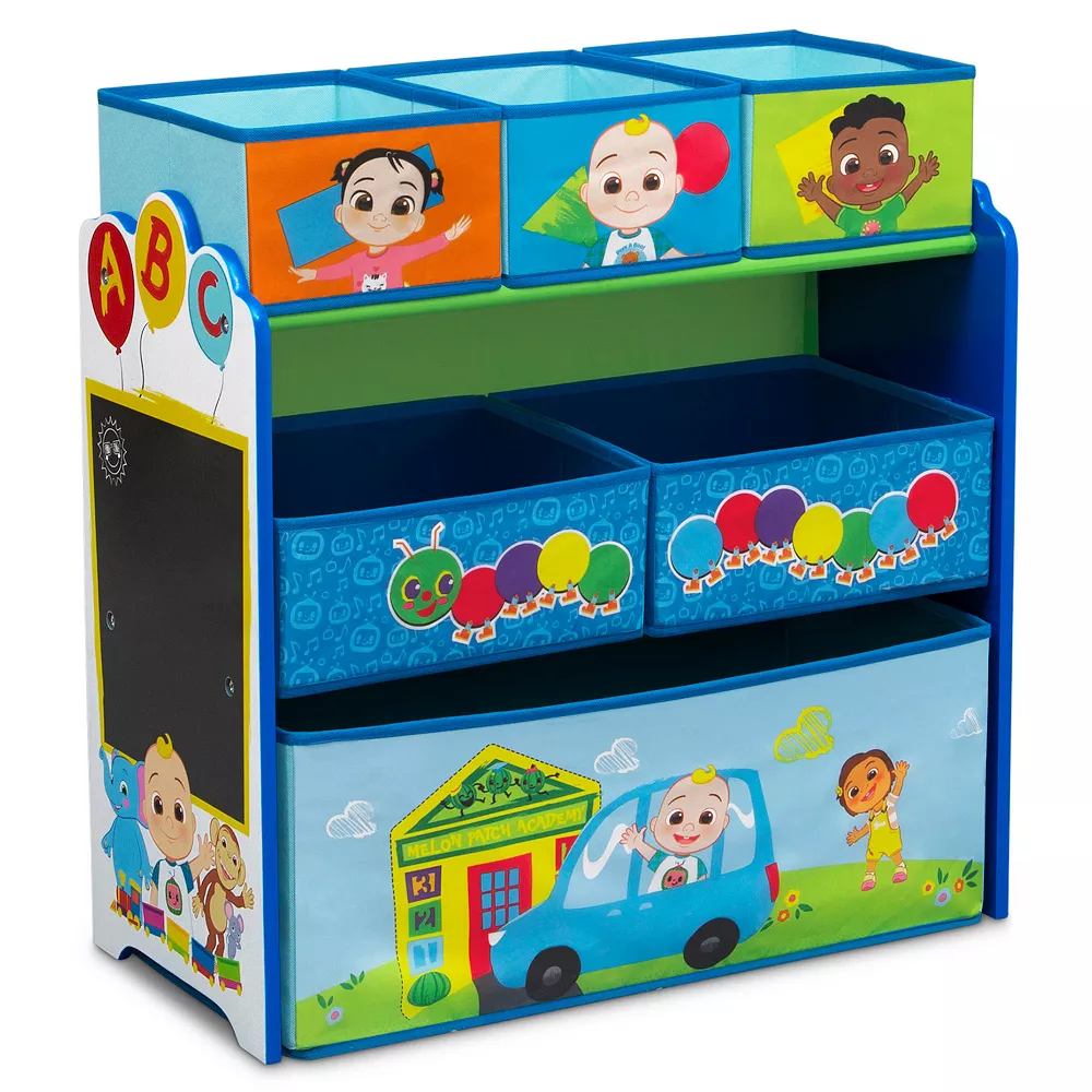 Delta Children CoCoMelon 6-Bin Organizer 3 Delta Children CoCoMelon 6-Bin Organizer