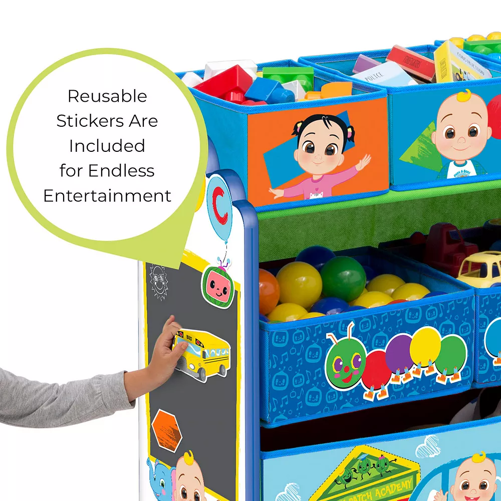 Delta Children CoCoMelon 6-Bin Organizer 5 Delta Children CoCoMelon 6-Bin Organizer - Image 3
