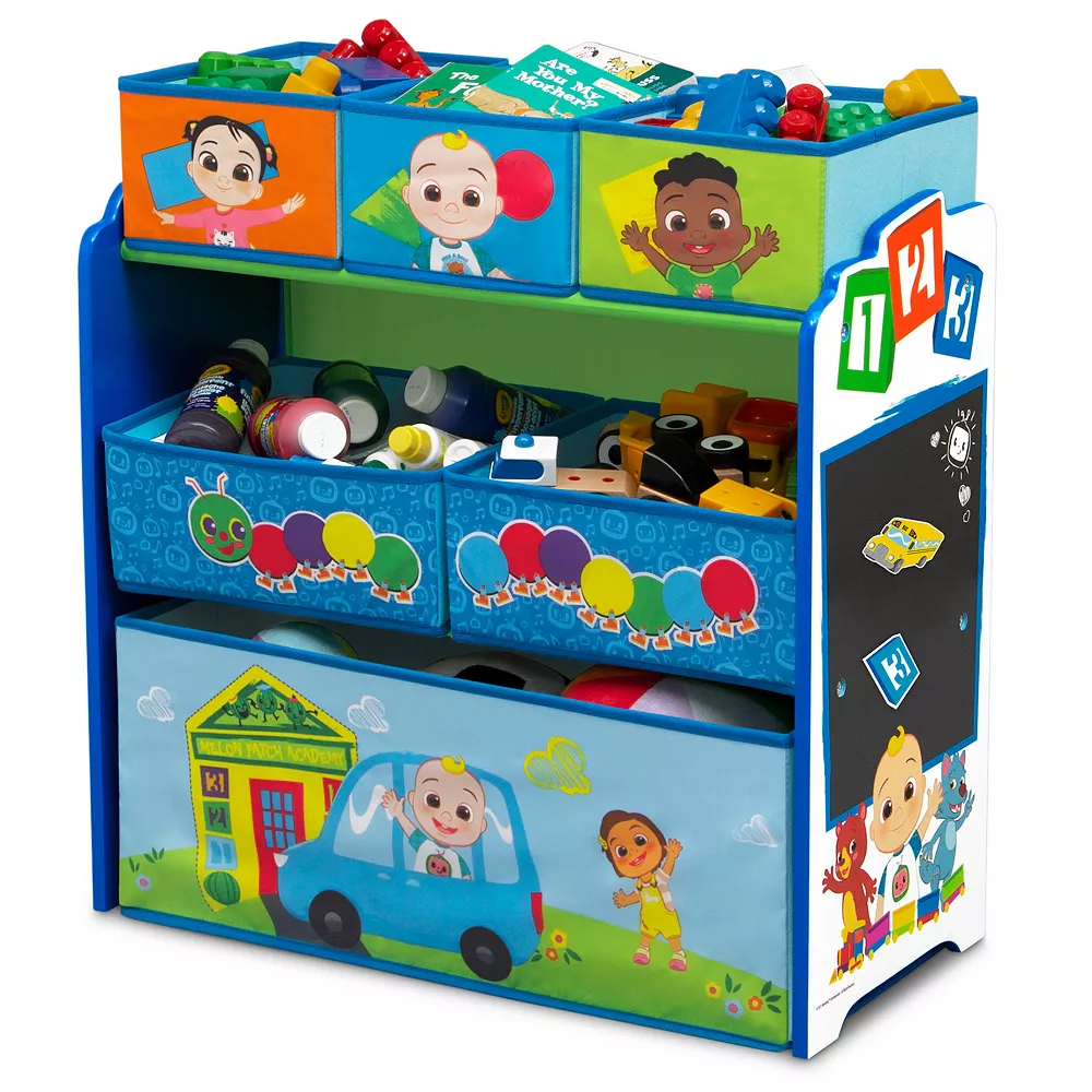 Delta Children CoCoMelon 6-Bin Organizer 6 Delta Children CoCoMelon 6-Bin Organizer - Image 4