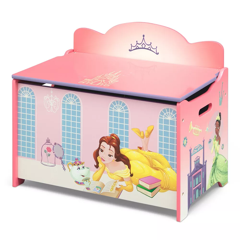 Disney Princess Deluxe Toy Box By Delta Children 4 Disney Princess Deluxe Toy Box By Delta Children - Image 2