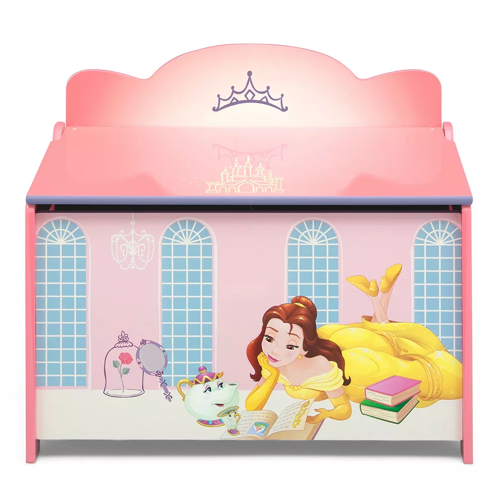 Disney Princess Deluxe Toy Box By Delta Children 5 Disney Princess Deluxe Toy Box By Delta Children - Image 3