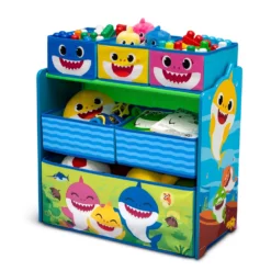 Delta Children Baby Shark 6-Bin Organizer -US Storage Furniture Sales 5929251 ALT5