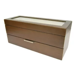 Brushed Brown Watch Box