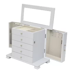 Gray Modern Jewelry Box -US Storage Furniture Sales 5941689 ALT4