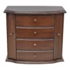 Traditional Brushed Brown Jewelry Box 2 Traditional Brushed Brown Jewelry Box -US Storage Furniture Sales 5941690