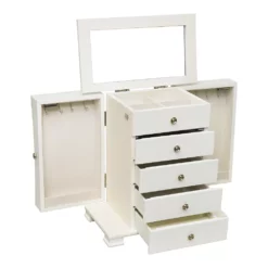 Contemporary White Jewelry Box -US Storage Furniture Sales 5941691 ALT4