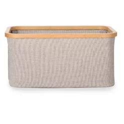 Sonoma Goods For Life® Bamboo Rim Storage Basket