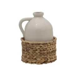 Elements Handle Decorative Vase & Basket Table Decor