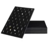 5 Pack Black Foam Ring Insert Display Trays, 100-Slot Velvet Holder Inserts For Selling Jewelry (9 X 13 In) 2 5 Pack Black Foam Ring Insert Display Trays, 100-Slot Velvet Holder Inserts For Selling Jewelry (9 X 13 In) -US Storage Furniture Sales 6106496
