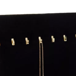 2 Pack Jewelry Display Boards With Hooks, Black Velvet Boutique Necklace Stands For Pop Up Shop (14.6 X 11.9 X 4.5 In) -US Storage Furniture Sales 6106516 ALT2