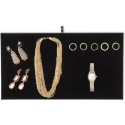 Black Velvet Jewelry Accessory Display Pads (14 ⅛ In, 6 Pack) -US Storage Furniture Sales 6106541 ALT3