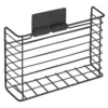 MDesign Metal Hanging Shelf-Adhesive Kitchen Storage Basket -US Storage Furniture Sales 6130878 Black