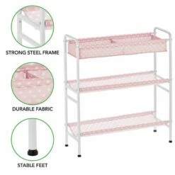 MDesign 3-Tier Kids Toy Box Storage Organizer Cart -US Storage Furniture Sales 6149950 ALT3