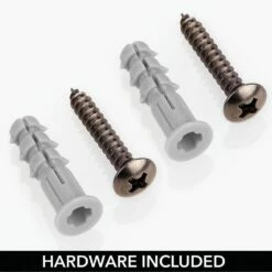 MDesign Wall Mount Jewelry Accessory Holder, 19 Hooks & Basket -US Storage Furniture Sales 6166530 ALT2