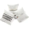 Juvale Bracelet Pillow Display 12-Pack Velvet Jewelry Display Pillow 3 X 3 Inches - Gray -US Storage Furniture Sales 6304866