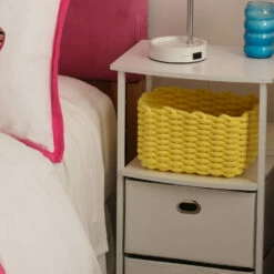 Ava Small Chunky Knit Basket -US Storage Furniture Sales AvaChunkyKnitBasket Yellow