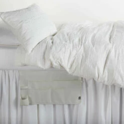 Non-Slip Bedside Caddy -US Storage Furniture Sales Bed Caddy White 10569