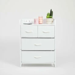Campbell Charging 4-Drawer Storage Unit 21 Campbell Charging 4-Drawer Storage Unit -US Storage Furniture Sales Charging 4Drawer Storage Unit White White 031 1