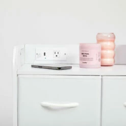 Campbell Charging 4-Drawer Storage Unit 24 Campbell Charging 4-Drawer Storage Unit -US Storage Furniture Sales Charging 4Drawer Storage Unit White White 032 1