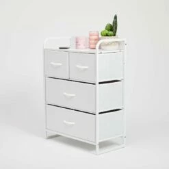 Campbell Charging 4-Drawer Storage Unit 23 Campbell Charging 4-Drawer Storage Unit -US Storage Furniture Sales Charging 4Drawer Storage Unit White White 034 1
